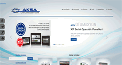 Desktop Screenshot of aksaotomasyon.com