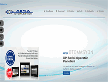 Tablet Screenshot of aksaotomasyon.com